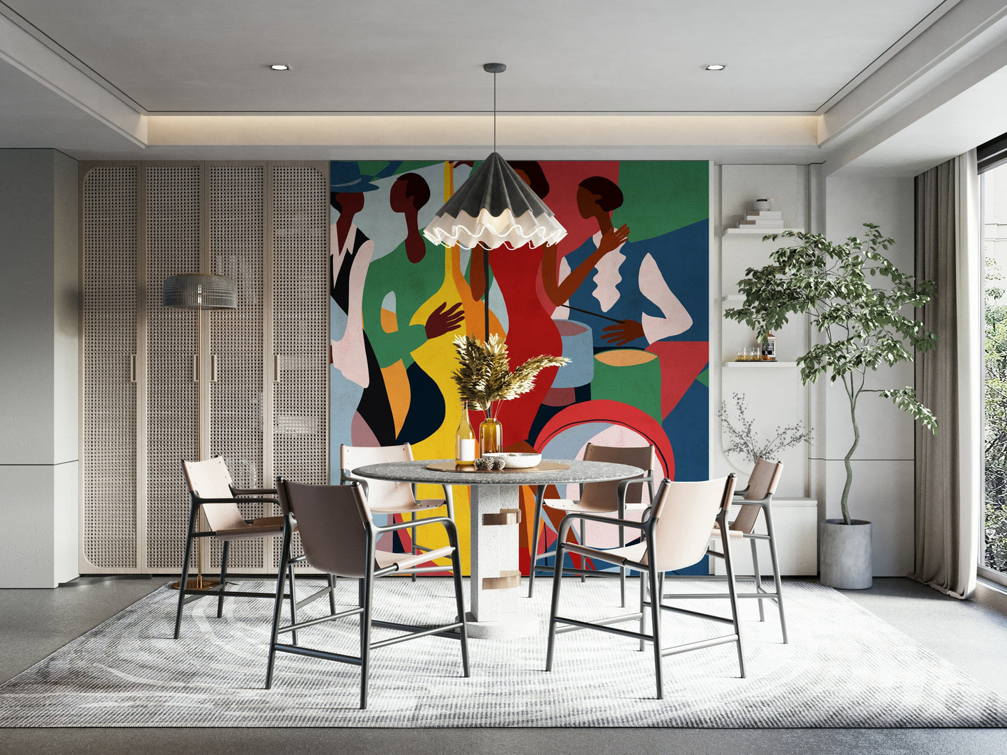 Jazz Ensemble Wall Mural