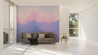 Soft Ombre Gradient Wallpaper in Pink and Purple
