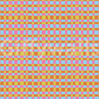 Vibrant Quilt Blocks wallpaper, odd orange and yellow, sophisticated design.