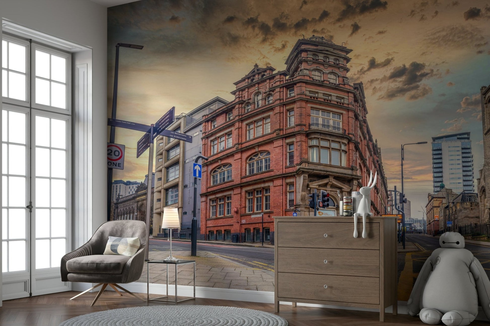Historic dusk wallpaper for walls

