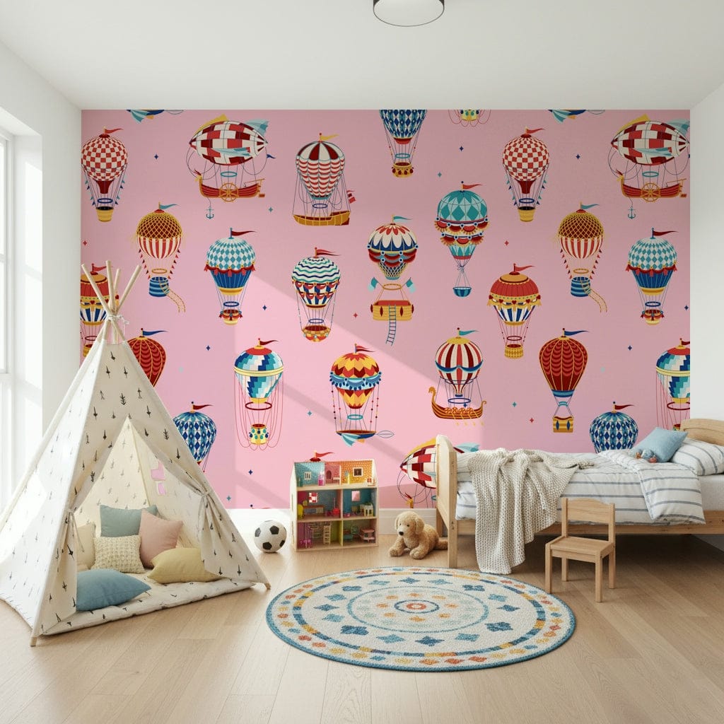 Vintage Balloon Voyage Wall Mural -2735488