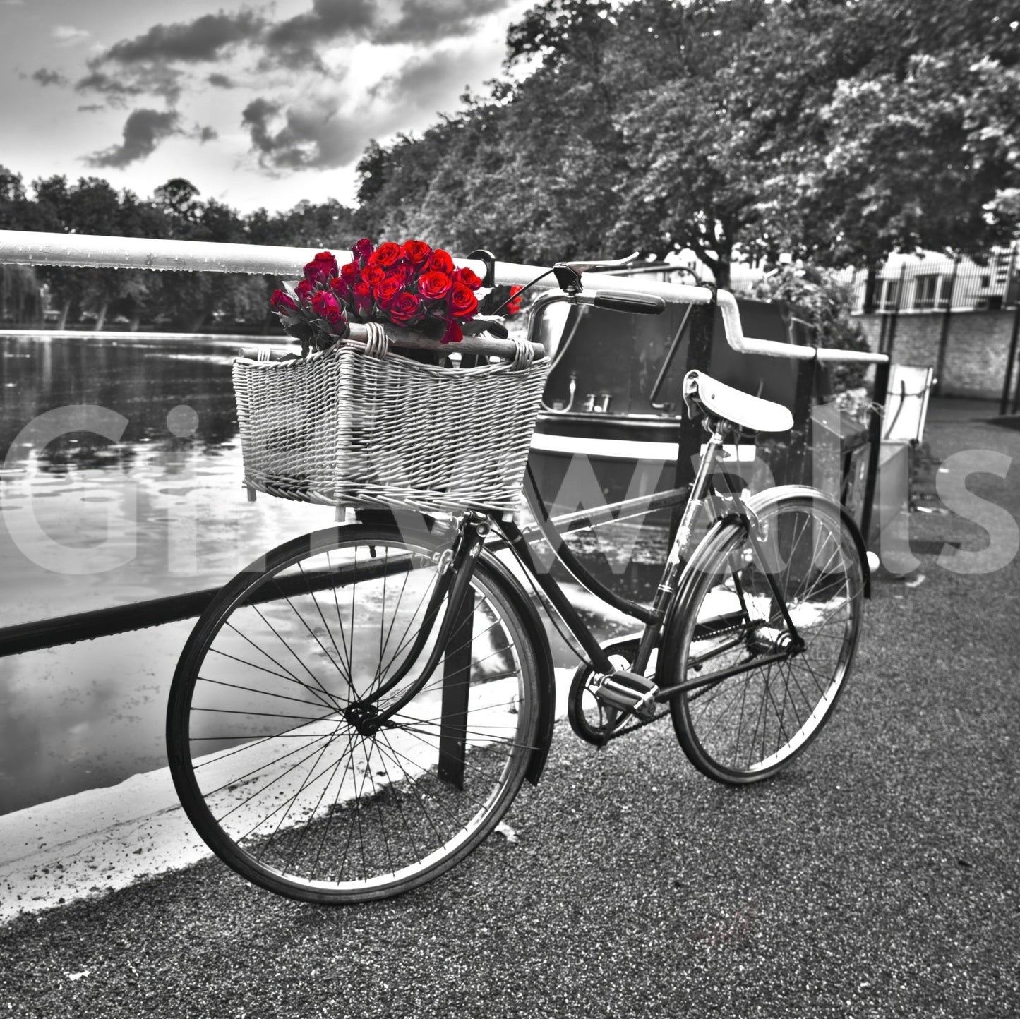 Vintage Bloom Ride Wall Mural