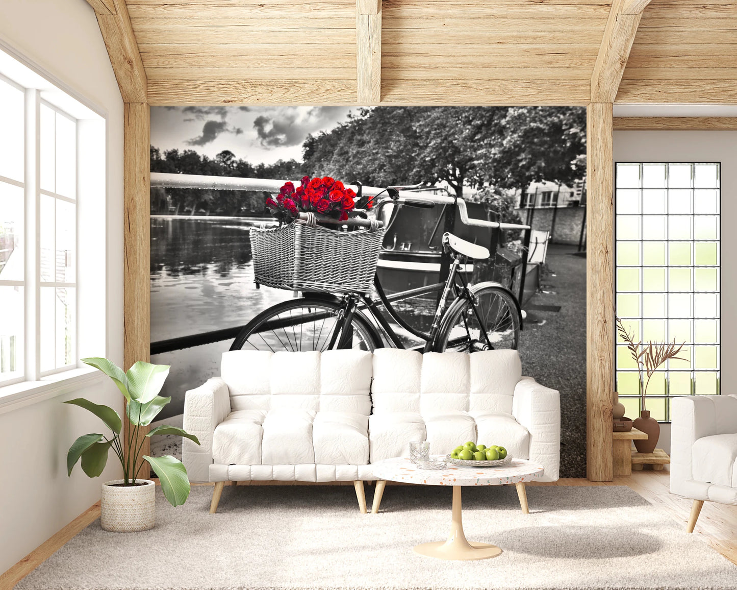 Vintage Bloom Ride Wall Mural