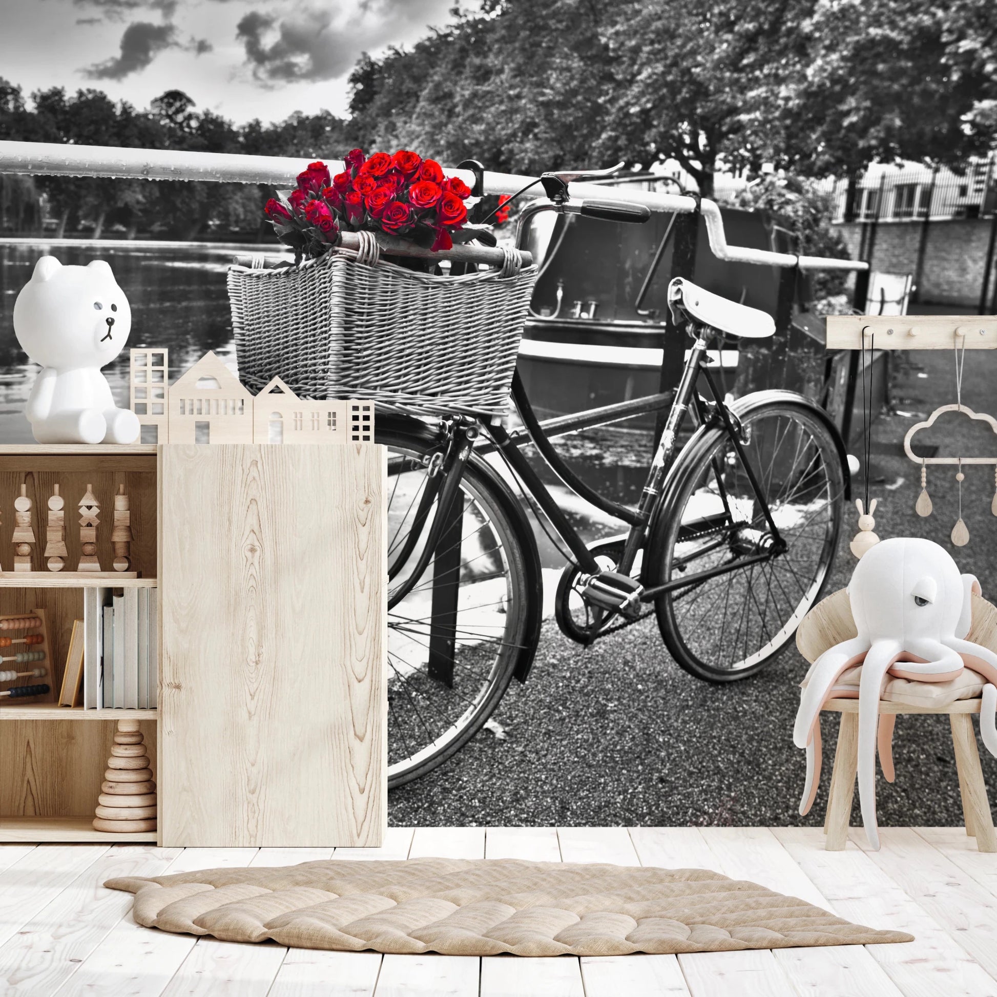 Vintage Bloom Ride Wall Mural