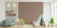 Neutral pink wallpaper for timeless appeal

