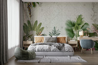 Nature-inspired vintage wallpaper mural for peaceful rooms.

