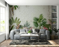 Classic botanical wall mural for an elegant touch to walls.

