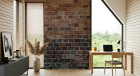 Decorative brick texture wallpaper mural adding warmth, texture, and character to modern spaces.
