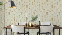 Vintage Cocktails wallpaper with retro drink illustrations


