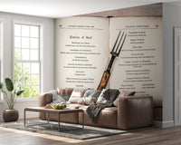 Vintage Cookbook Wall Mural