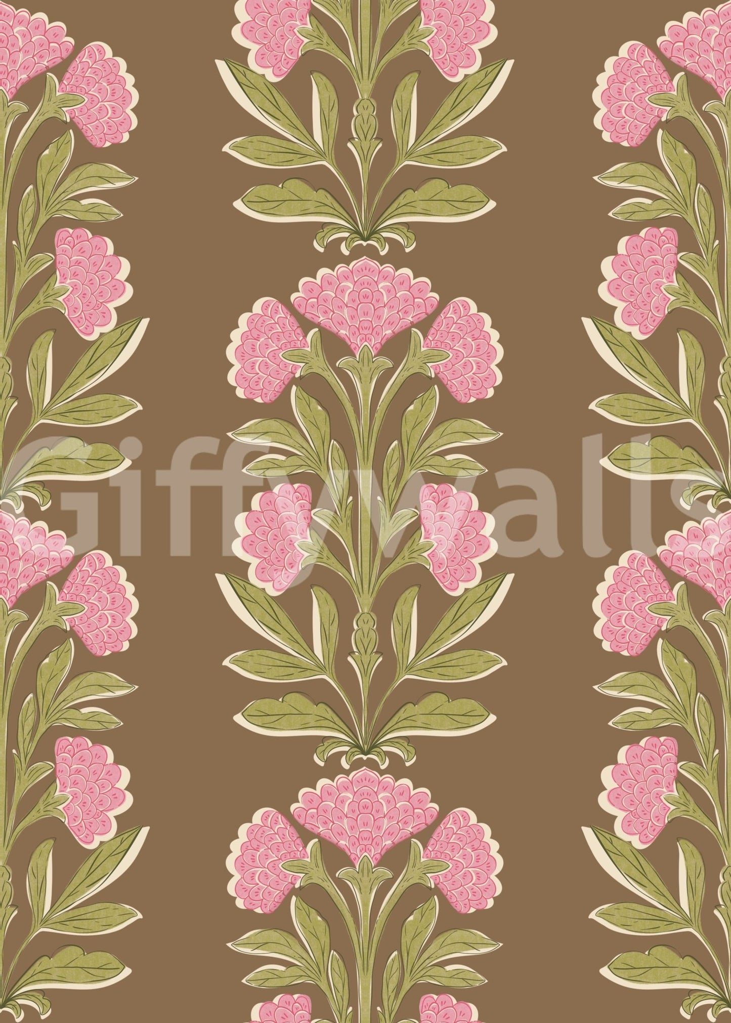 The design is non-realistic and interpretive.

