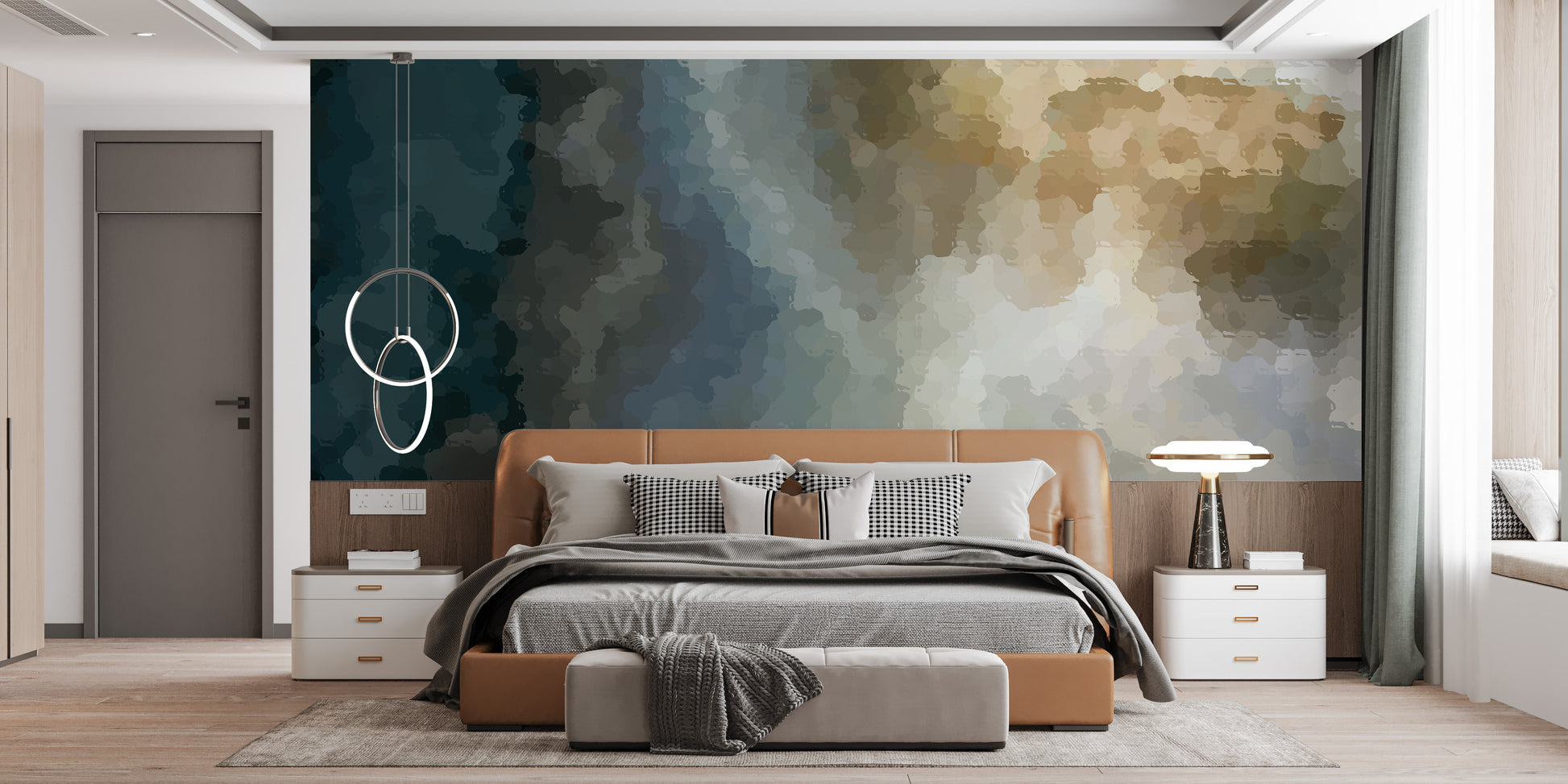 Vintage Grunge Watercolor Paint Stains removable peel and stick wallpaper