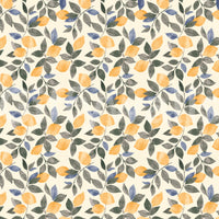 Cheerful lemon wall backdrop

