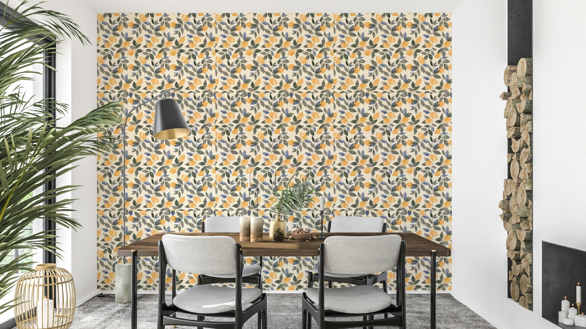 A decorative print with a nostalgic charm.

