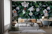 The design has a very polished and luxurious effect on the space.

