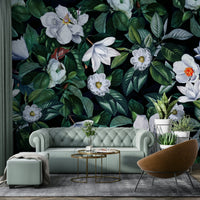 The design has a layered, artistic look with soft focus on some elements.

