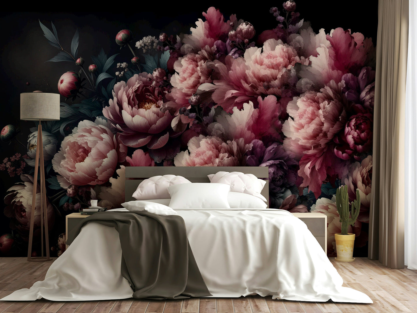 Mural wallpaper capturing a peaceful atmosphere

