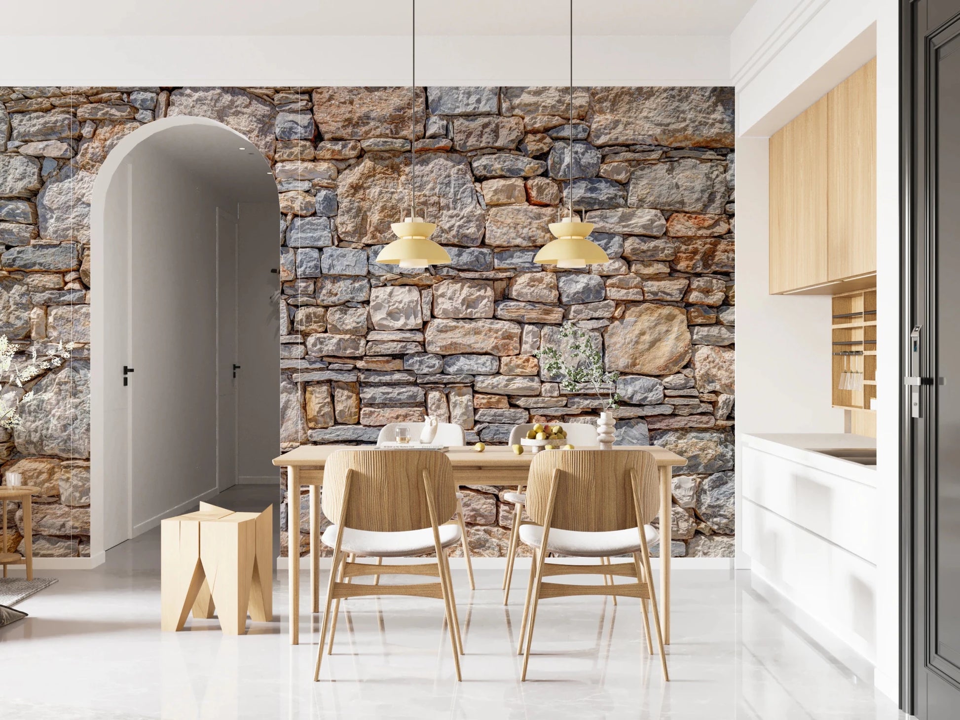 Vintage Rock Wall Effect Wall Mural