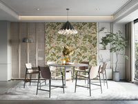 Romantic vintage rose pattern for walls

