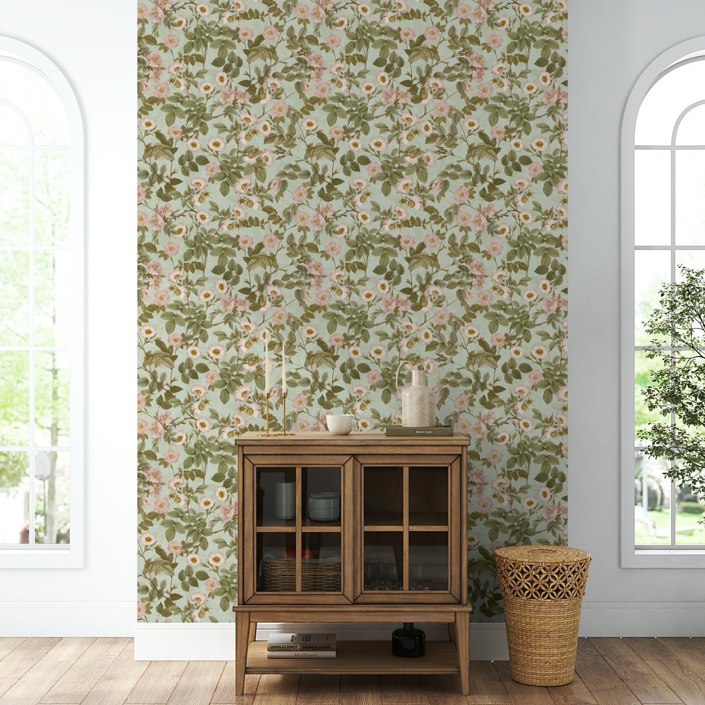 Classic rose garden design for living rooms


