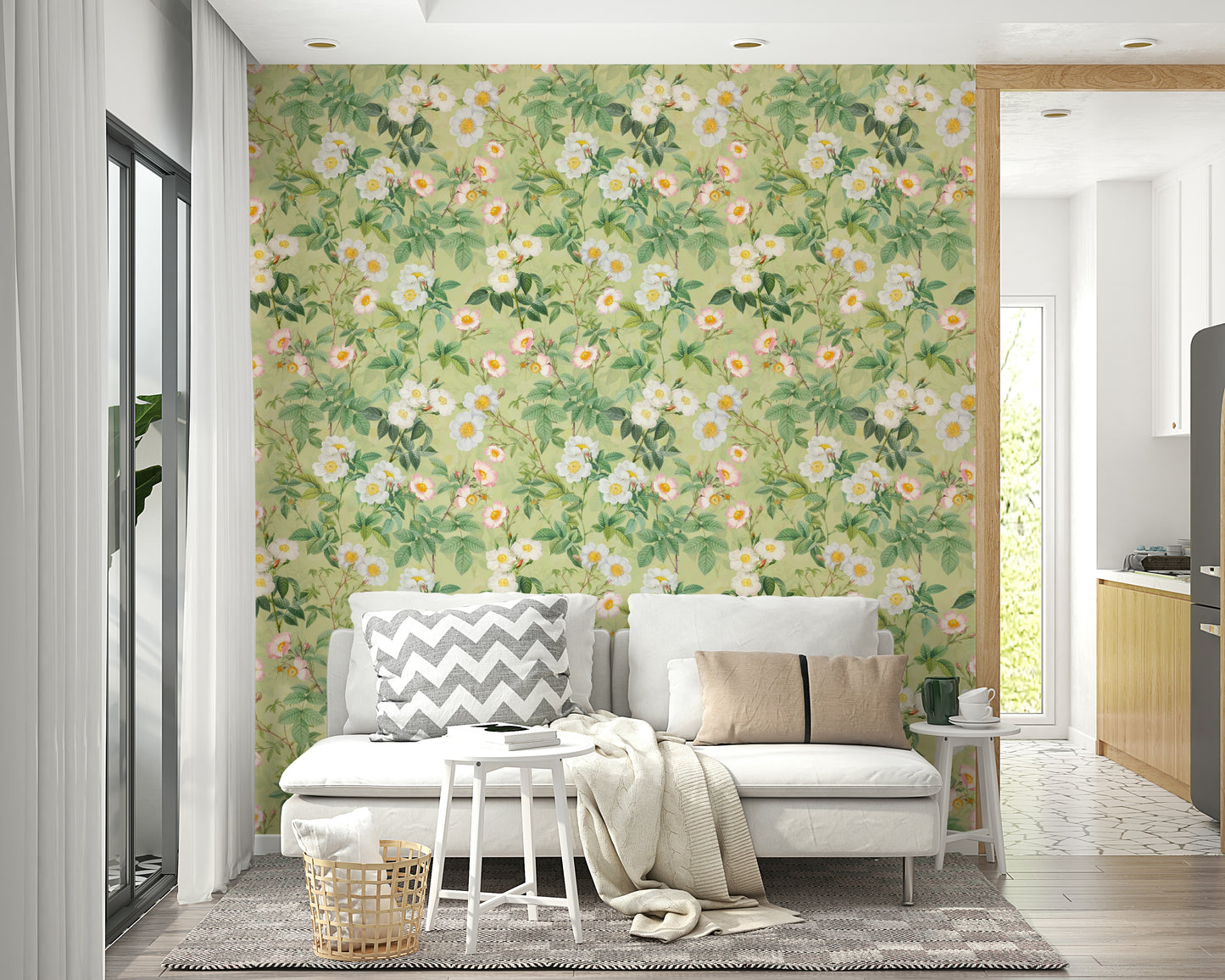 Vintage Rose Garden 3 wallpaper bringing timeless floral elegance to your space.

