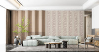 Vintage Trailing Foliage Mauve Wallpaper⁠