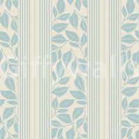 Vintage Trailing Foliage Powder Blue Wallpaper⁠