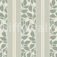 Vintage Trailing Foliage Sage Green Wallpaper⁠