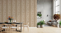 Vintage Trailing Foliage Tan Wallpaper⁠