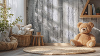 Vintage Wood Panel Wallpaper Mural - Giffywalls