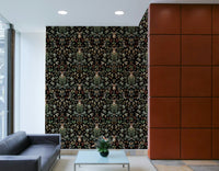 The design features detailed drawings of leaves, plants, and woodland birds.
