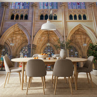 Vivid Stained Glass Wall Mural