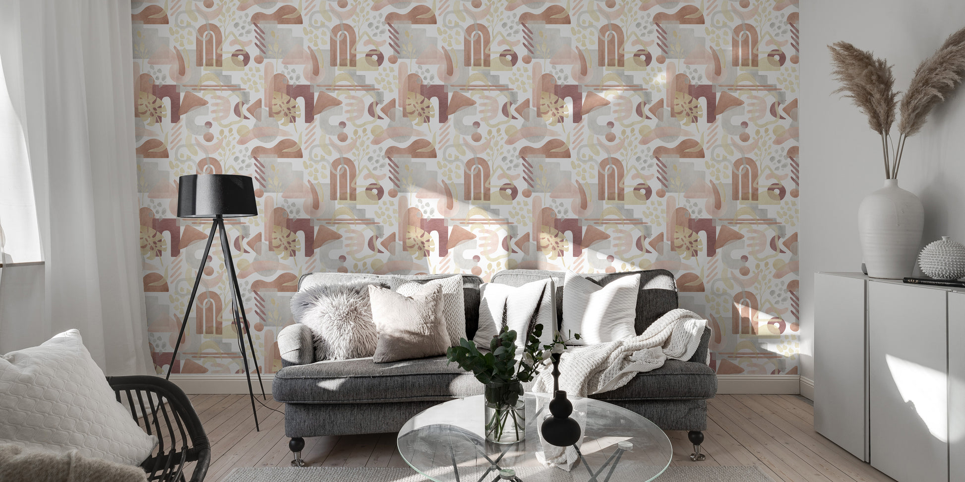 Subtle abstract wallpaper with pastels