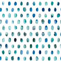 Watercolor Dots design adding charm to soft, creative spaces.

