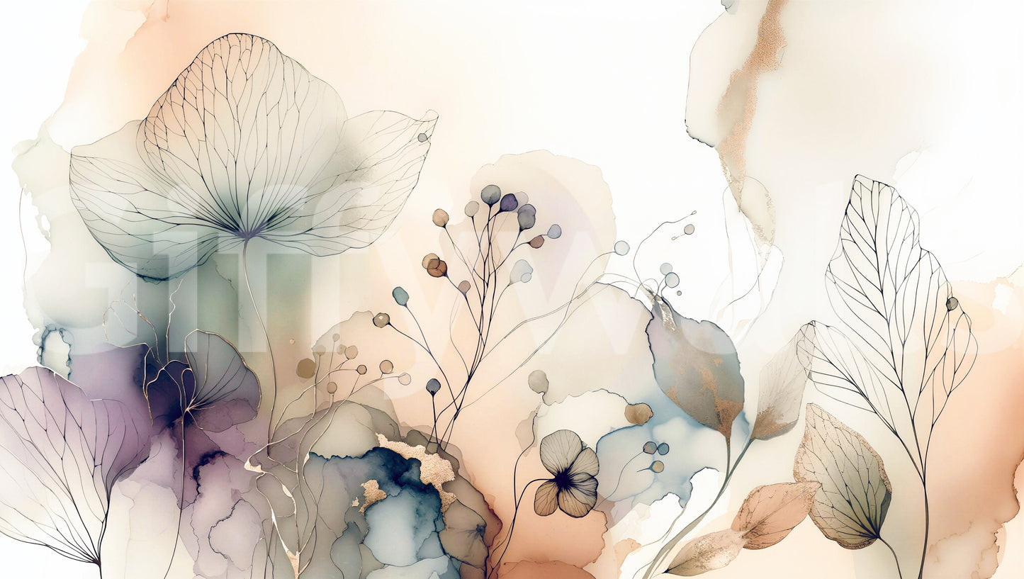 Serenity blossom dream, peaceful and calm

