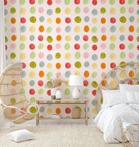 The dots are a central focus of the image.

