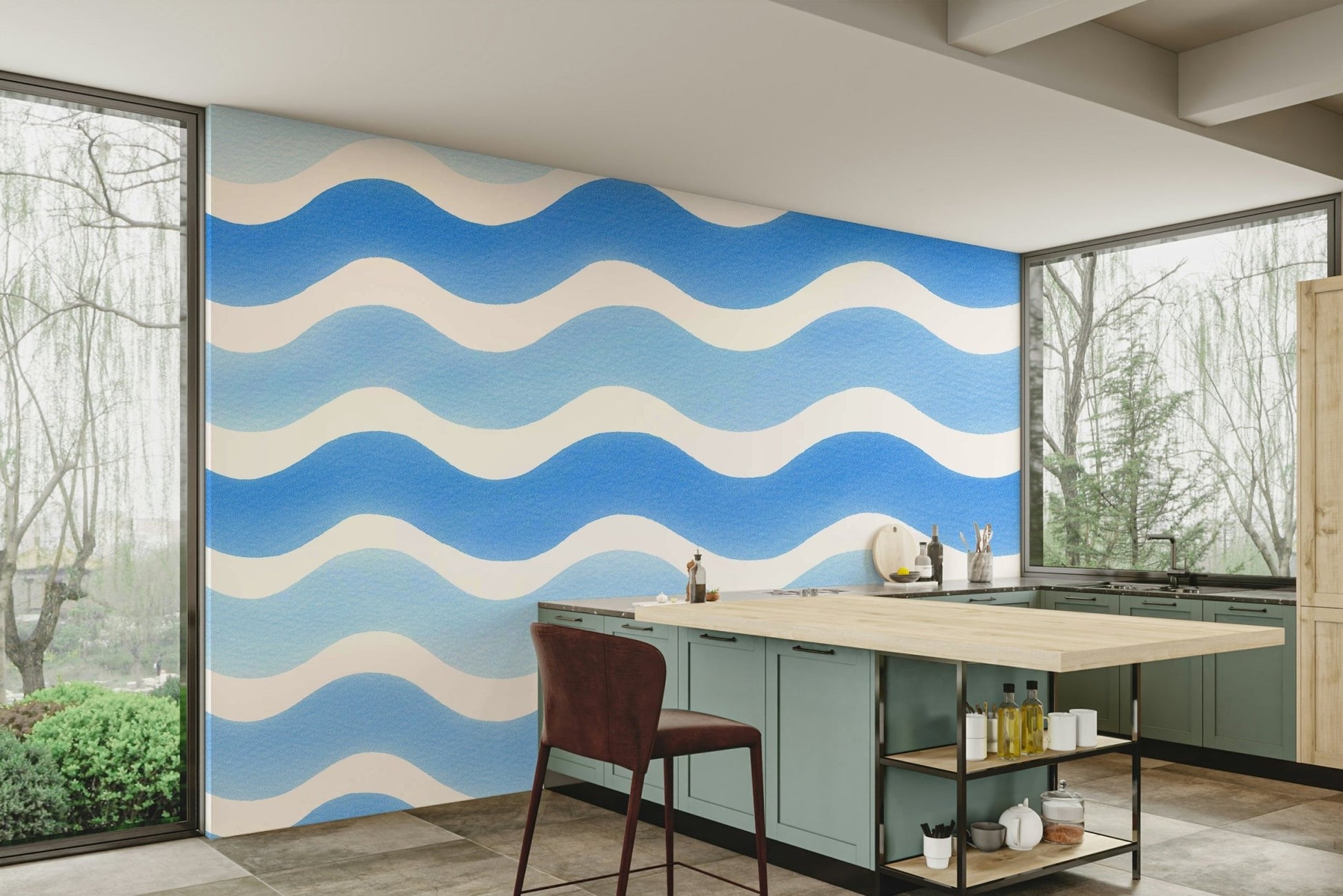 Brings the ocean's gentle rhythm indoors

