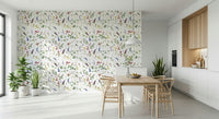 Pastel garden Watercolor Wildest Wildflower Dreams interior decor.