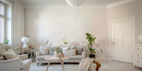 Artistic nature-inspired mural

