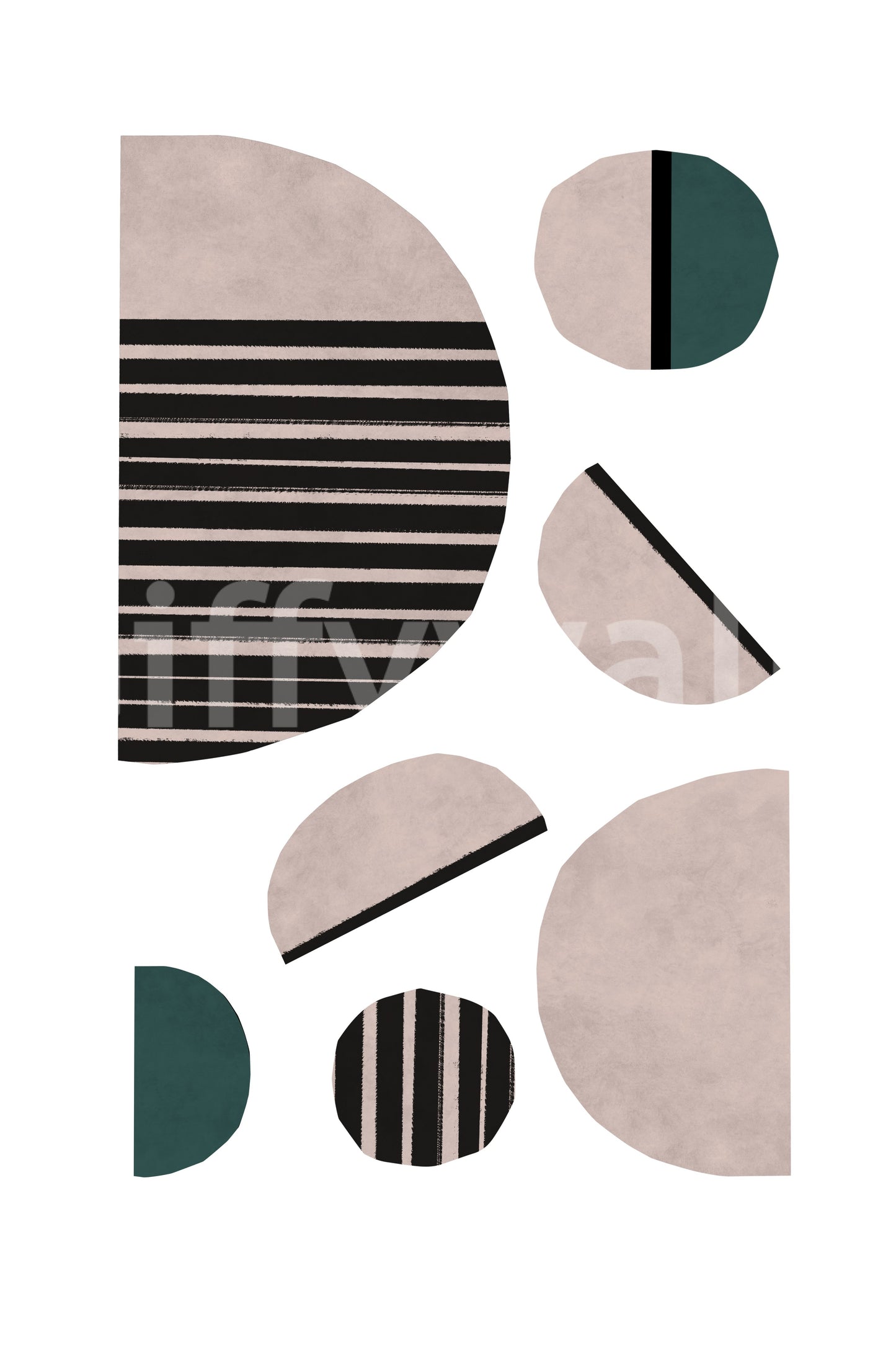 Elegant abstract landscape wallpaper for stylish homes