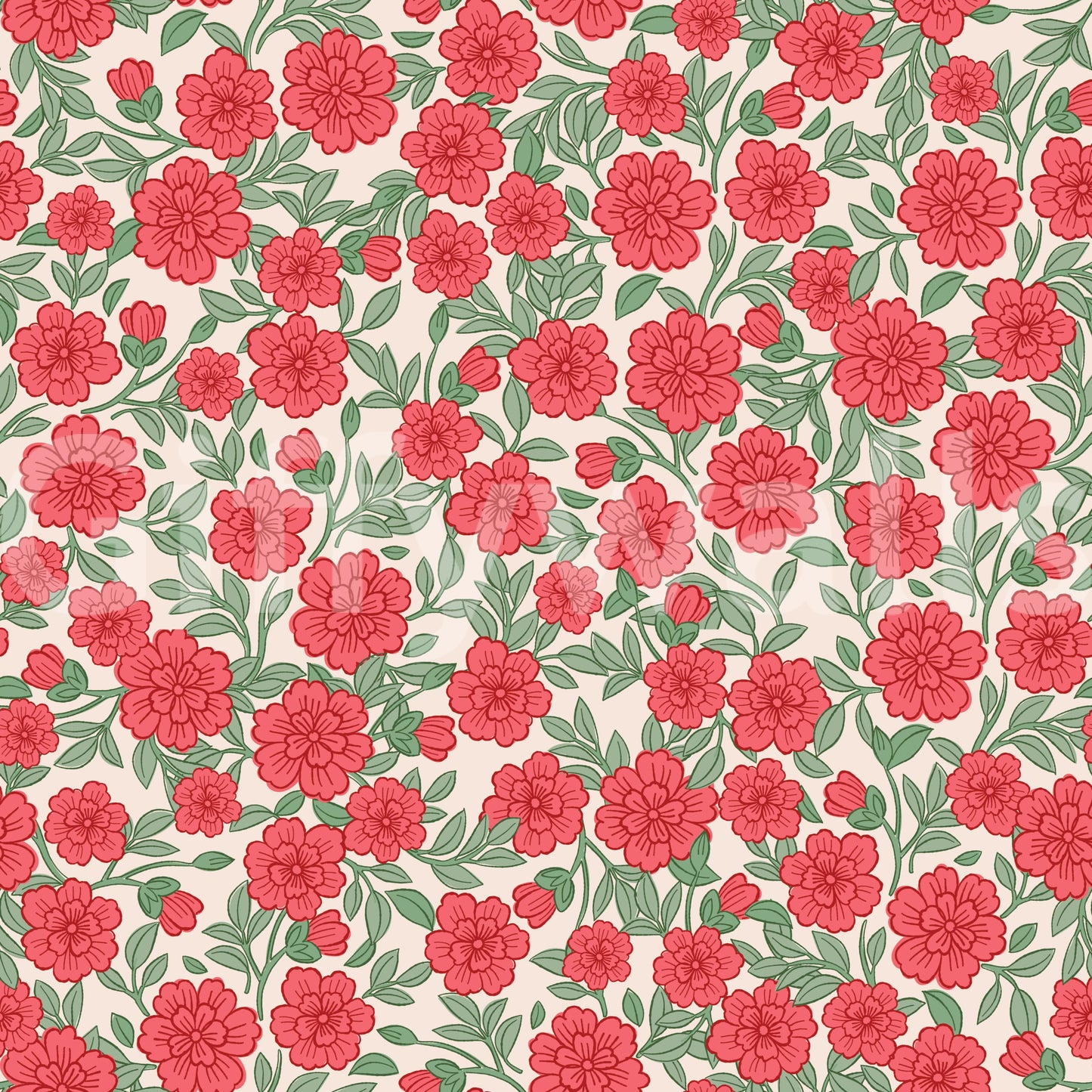 Juno Welcoming Walls Ditsy Pink Floral Wallpaper⁠