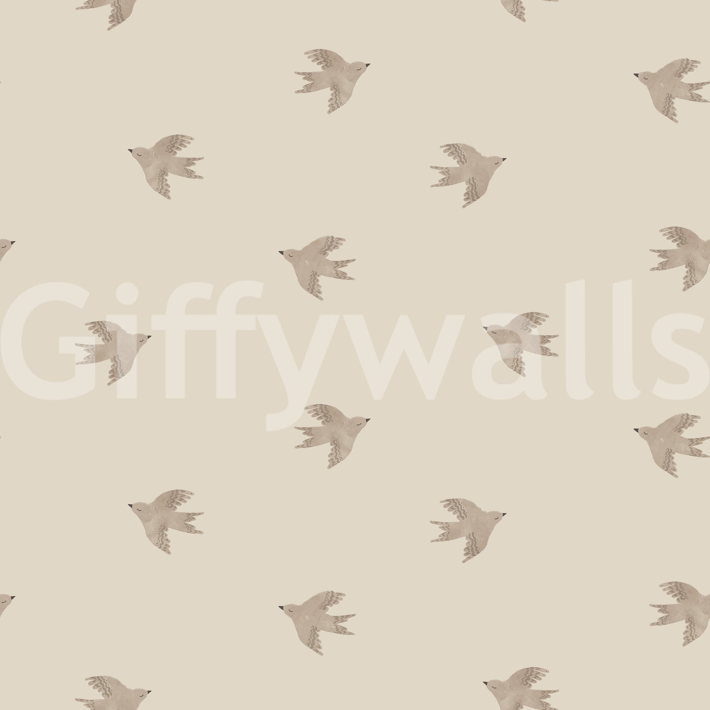 Dreamy Birds Summer Sand Wallpaper⁠