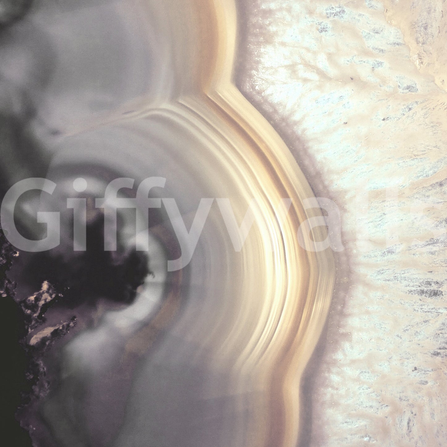 Smooth layered agate design

