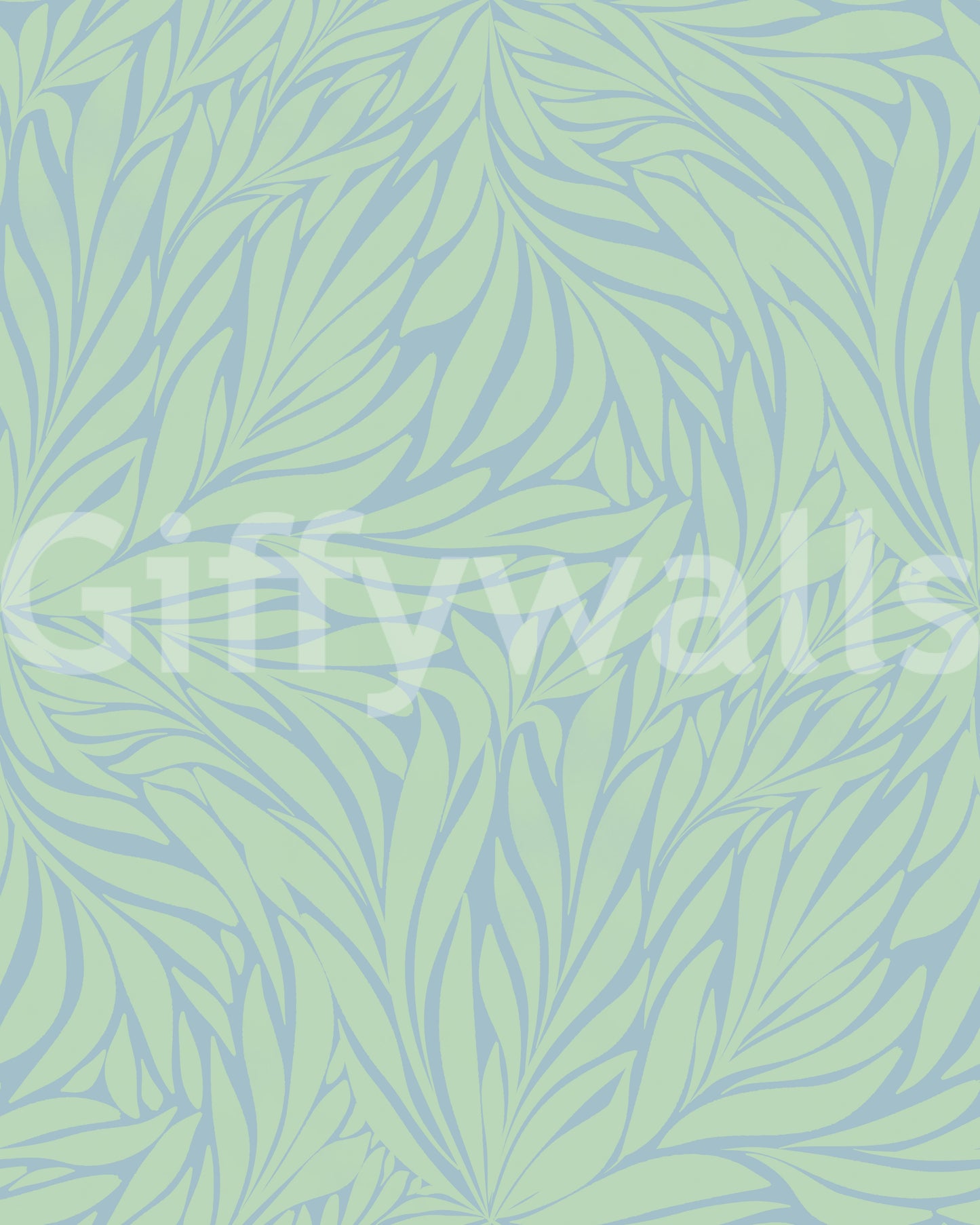 Whimsical Leaf Dance Wallpaper⁠