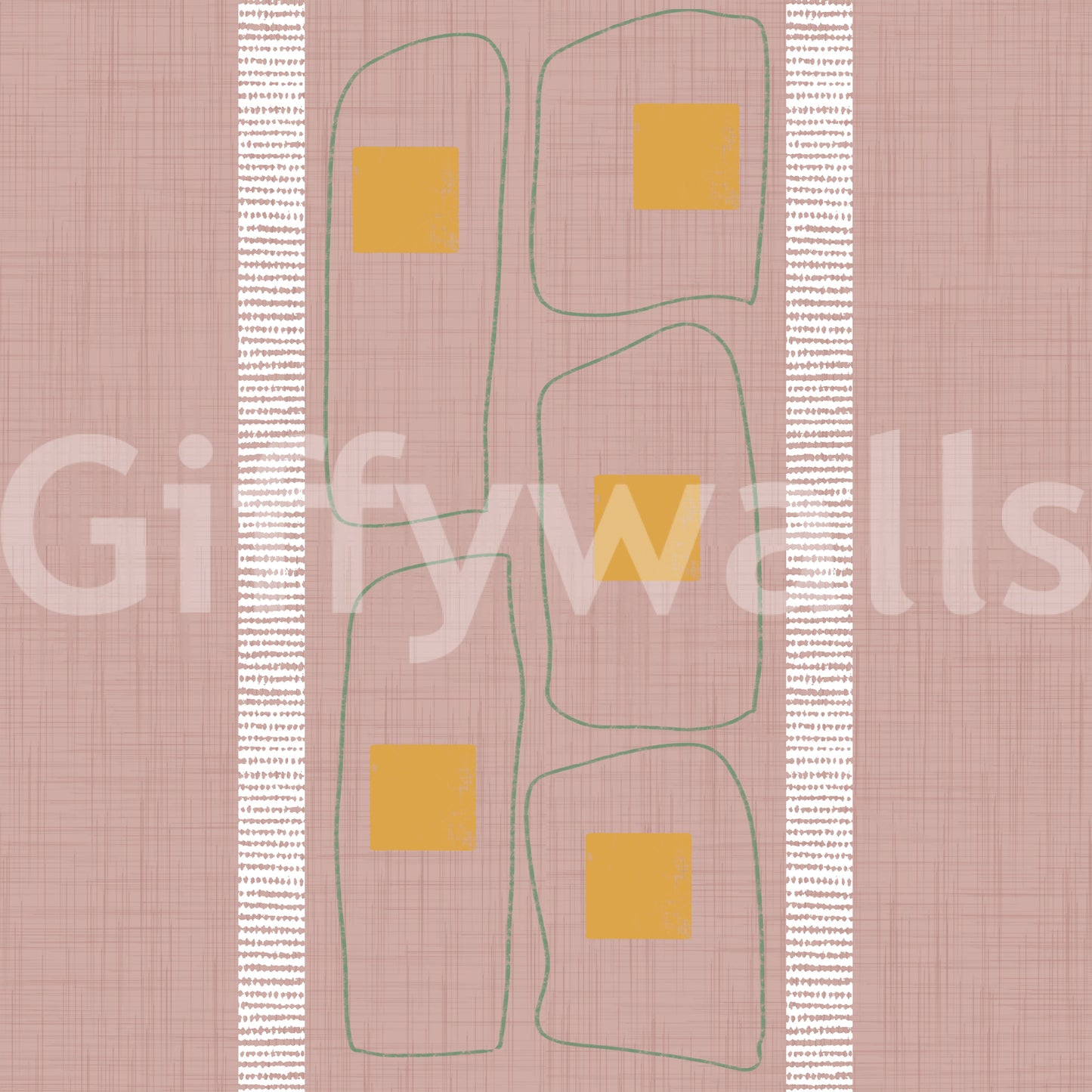 Japandi frame lines wallpaper for stylish interiors