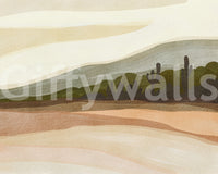 Soft flowing shape wallpaper

