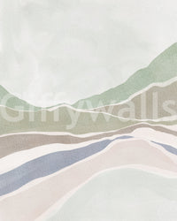 Soothing countryside wallpaper

