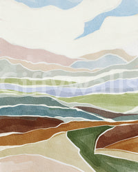 Subtle painterly wallpaper

