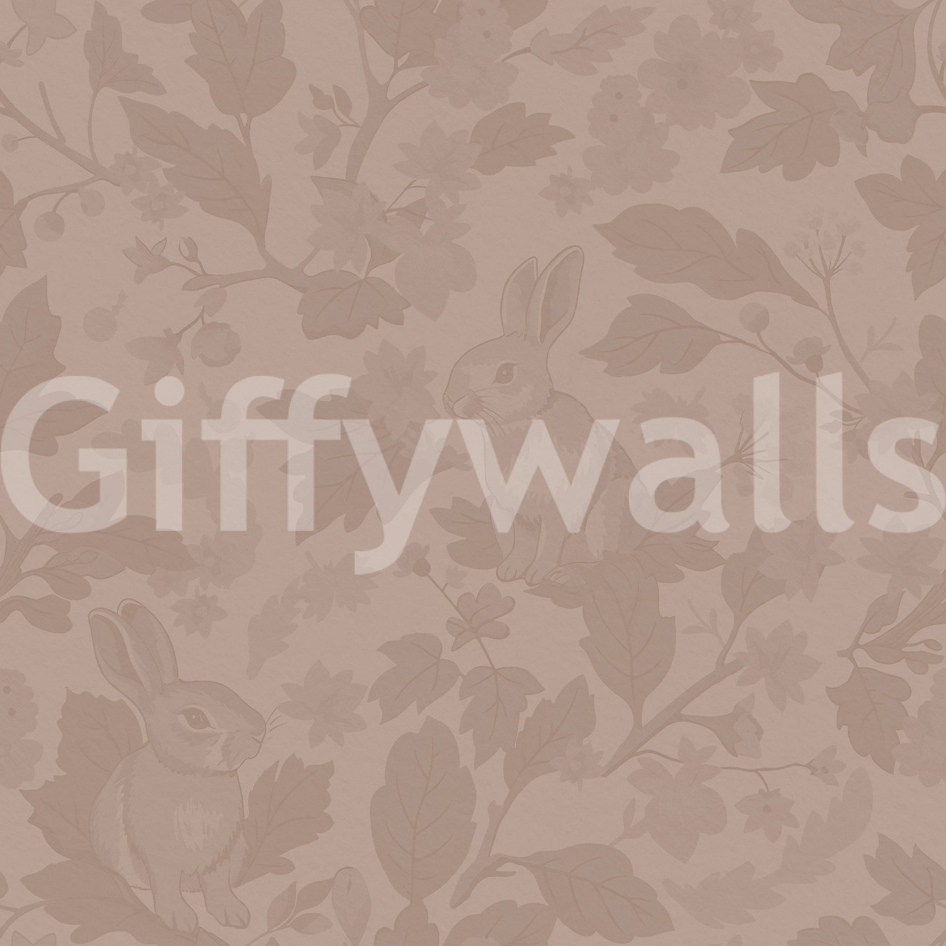 Solid blush mural in romantic bedroom setup

