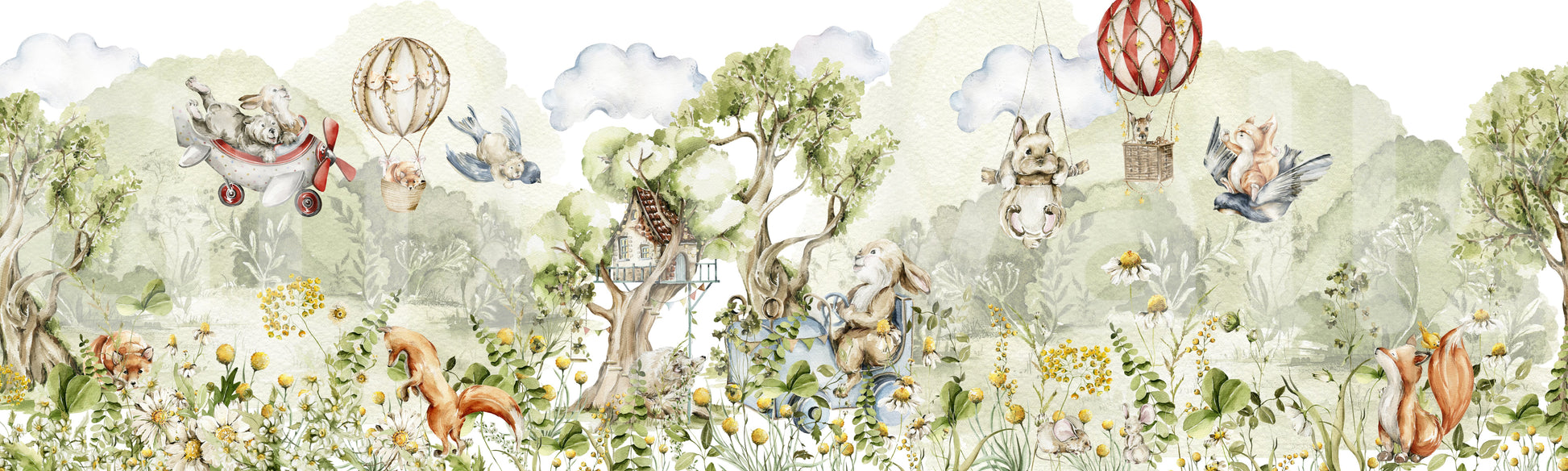 Whimsical wallpaper for children’s spaces

